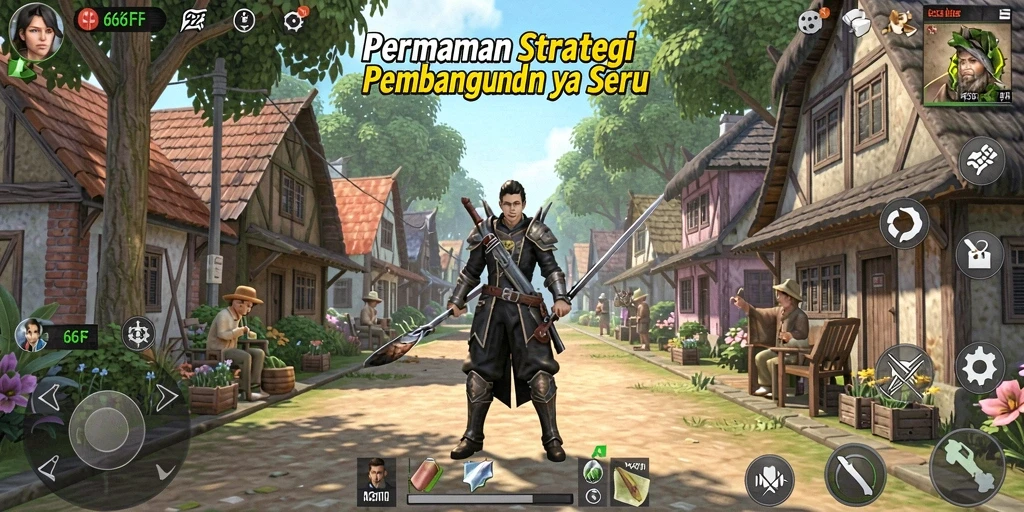 Tampilan gameplay SLG yang seru dan menantang di 666FF.