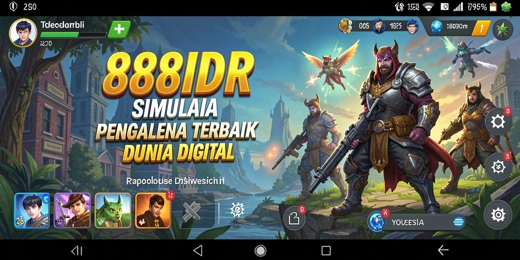 Tampilan gameplay 888IDR yang memukau dan interaktif.