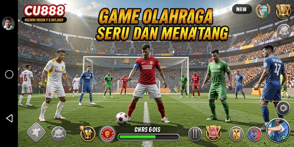 Tampilan gameplay seru dari CU888 yang penuh aksi dan olahraga.