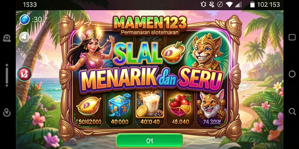 Tampilan gameplay yang menarik dan penuh warna dari MAMEN123.