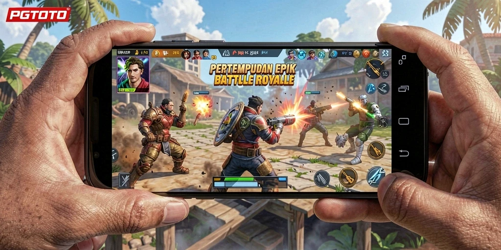 Gameplay seru PGTOTO dengan aksi pertempuran intens.