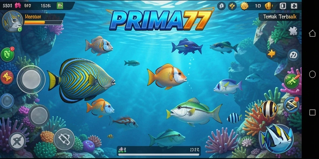 Screenshot gameplay Tembak Ikan di PRIMA77 yang mengasyikkan.