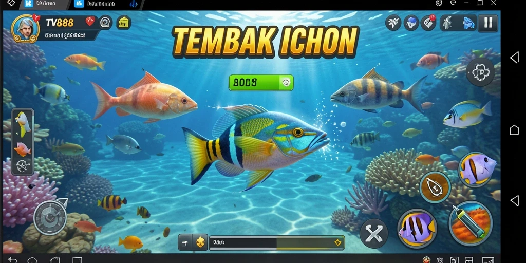 Tangkap ikan besar dalam gameplay seru TV888.