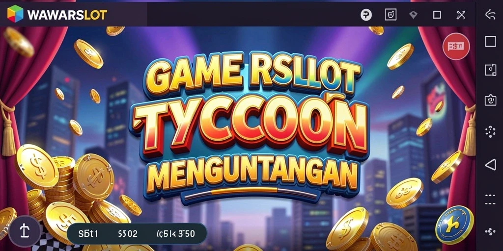 Tampilan gameplay WAWARSLOT yang mendebarkan dengan mesin slot.
